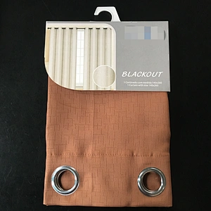 Living room acoustic curtain blackout curtain 100% polyester with high quality