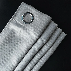 new design polyester horizontal curtain  blackout curtain with factory direct sale price
