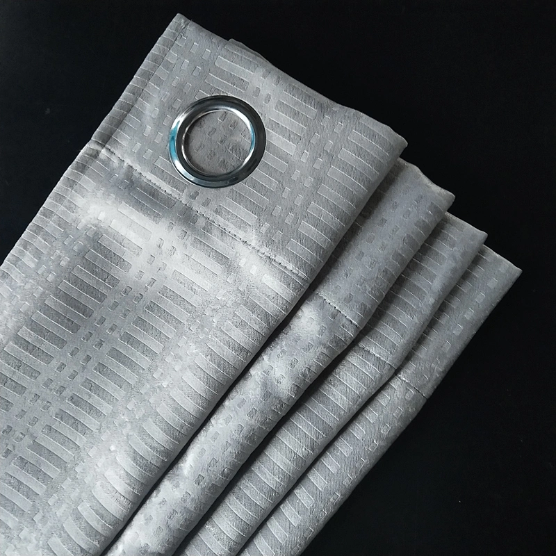 new design polyester horizontal curtain  blackout curtain with factory direct sale price