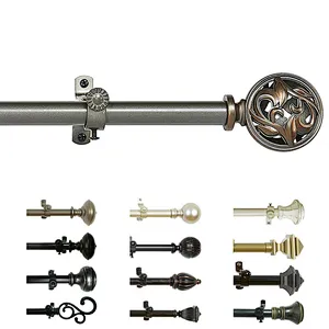 New Metal Curtain Rod .Home decorate curtain poles