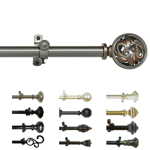 New Metal Curtain Rod .Home decorate curtain poles