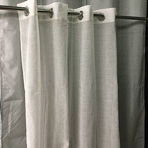 Cheap 100% polyester sheer curtain fabrics in low price