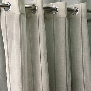 2020  hot sale classic sheer window curtains stripe design pattern
