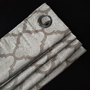 The newest woven curtain fabrics 100% polyester jacquard curtains  with good price
