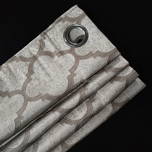 The newest woven curtain fabrics 100% polyester jacquard curtains  with good price