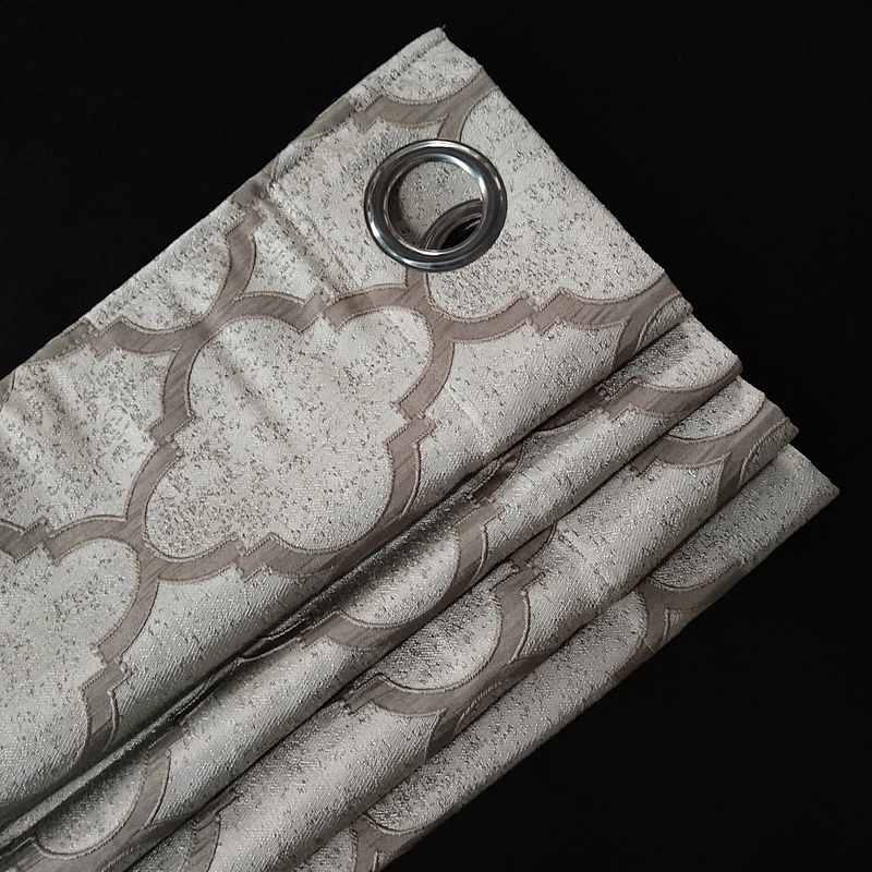 The newest woven curtain fabrics 100% polyester jacquard curtains  with good price