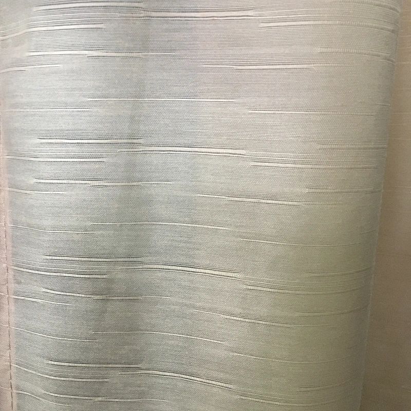 good price sheer stripe design  curtain polyester grommets window decorative sheer curtain