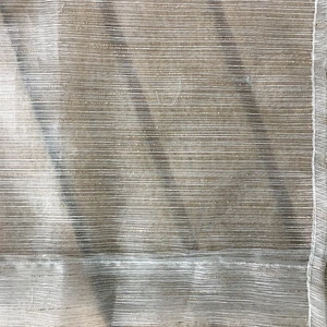 Western style decorative organza window sheer curtain with good price for living room