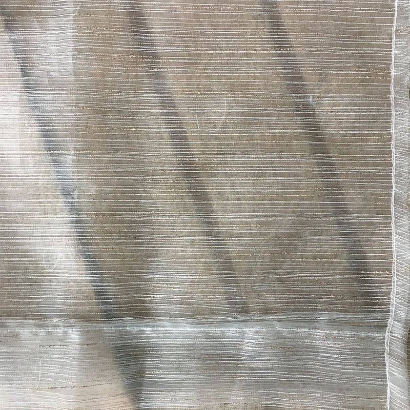Western style decorative organza window sheer curtain with good price for living room