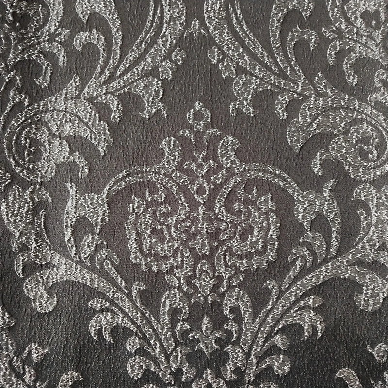 2020 polyester crinkle jacquard curtain fabric classic geometric design with low price