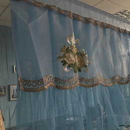 well designed mosquito net window door curtain with rod