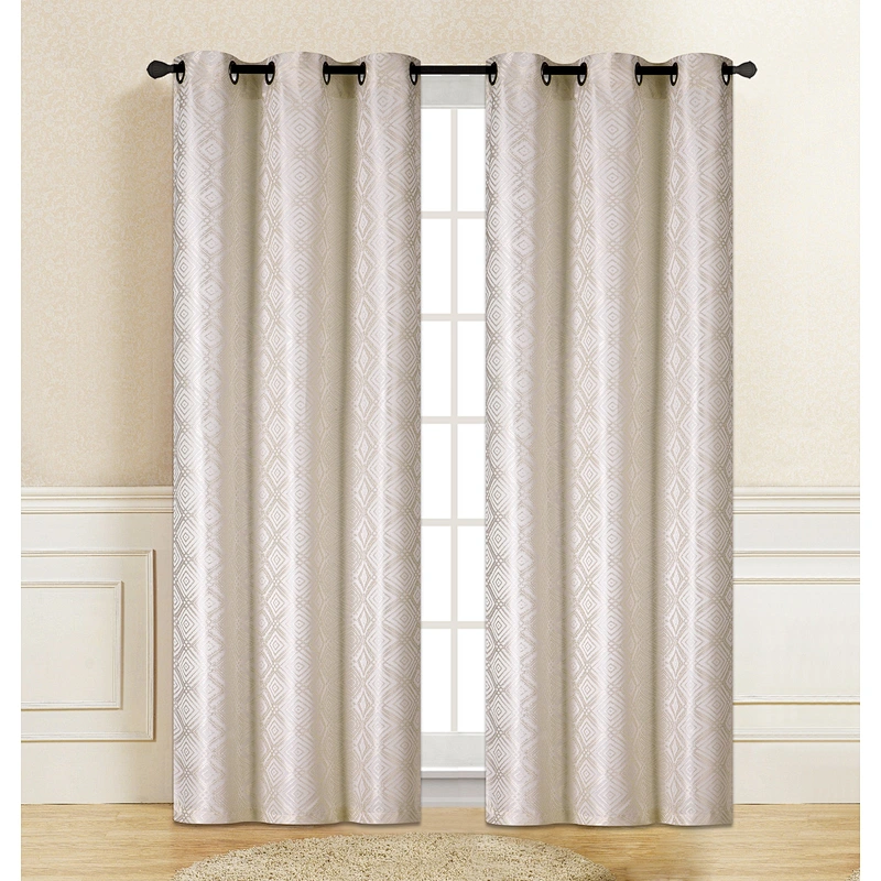 New design cheap price jacquard curtains European Curtain living room and bathroom