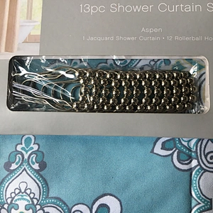 Fashion water proof shower curtain the shining in low price