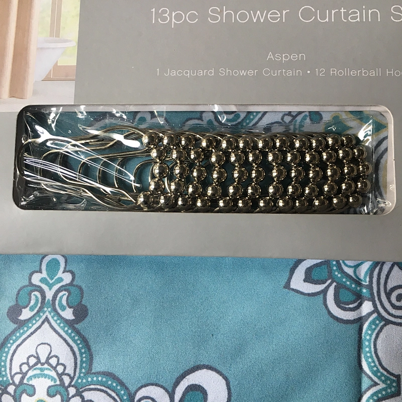 Fashion water proof shower curtain the shining in low price