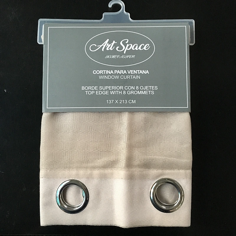 light fabric polyester fashion design  sheer window grommets curtains