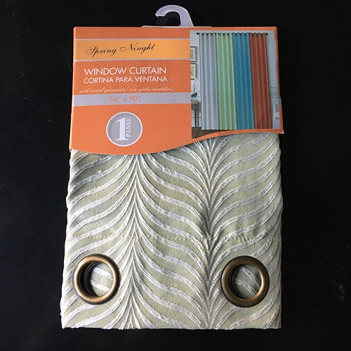 crinkle  jacquard  window curtain special patten design for window curtain