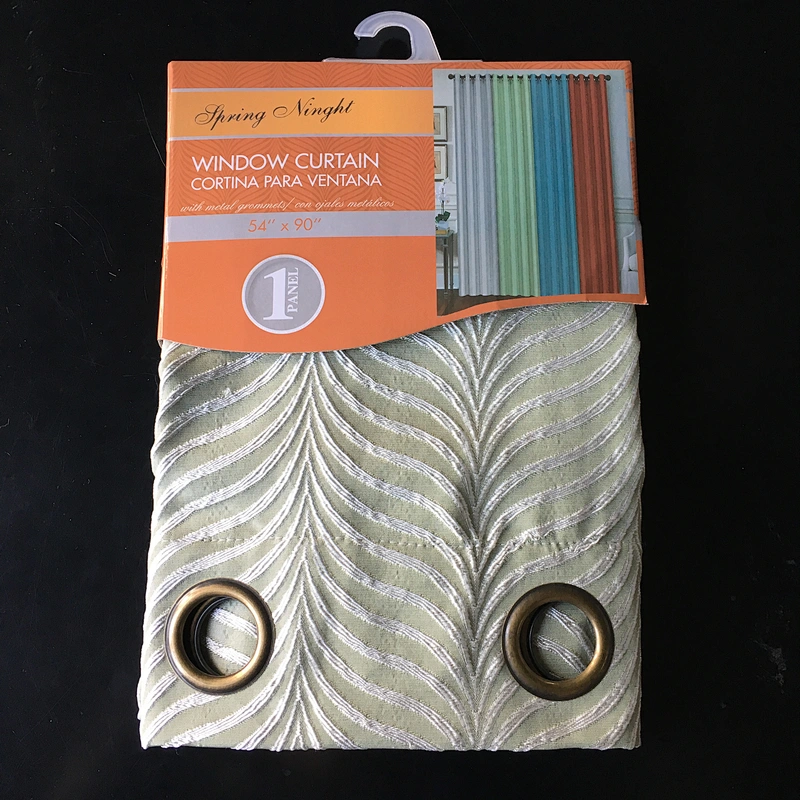 crinkle  jacquard  window curtain special patten design for window curtain