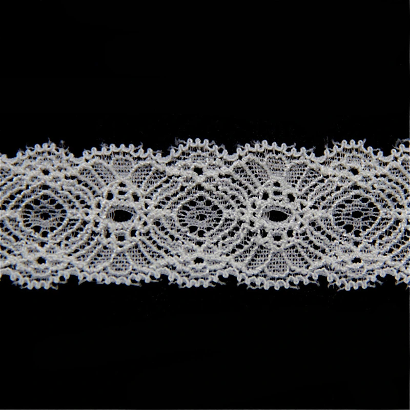 2.5cm Nylon Polyester Spandex Lace Trim