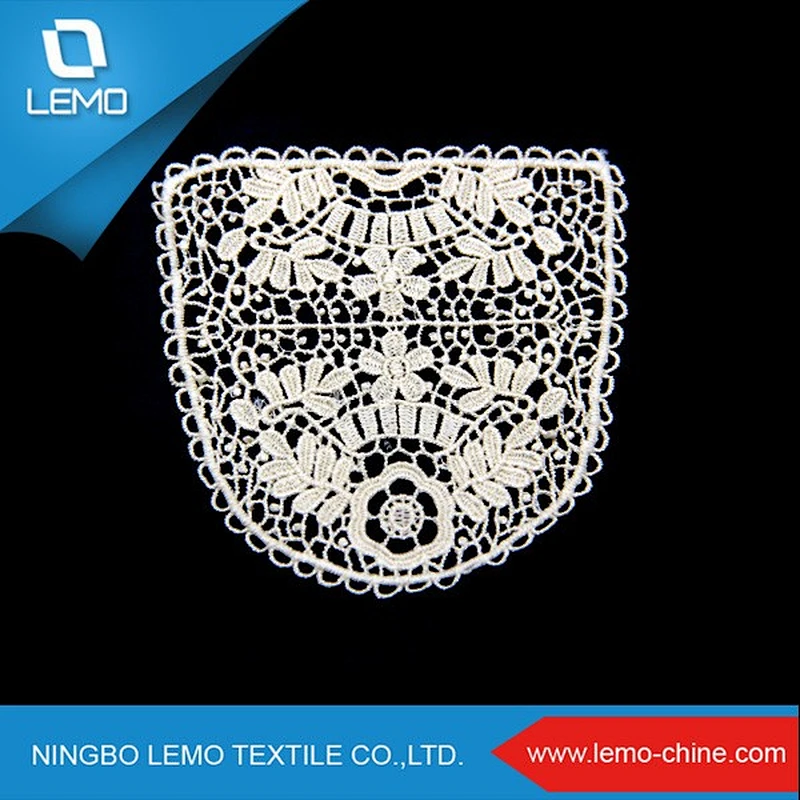 Good Design And Quality Embroidered bow Lace, Collar Lace