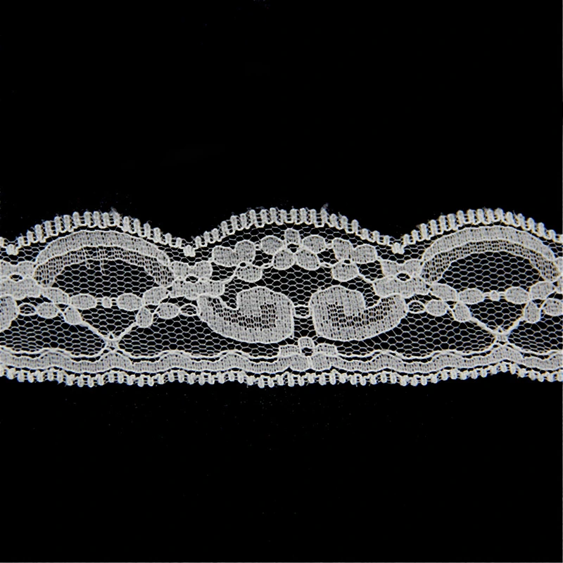 3.2CM Nylon Spandex Voile Lace Fabric