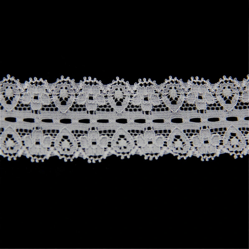 3CM Spandex Nylon Allover Lace Fabric or Trimming