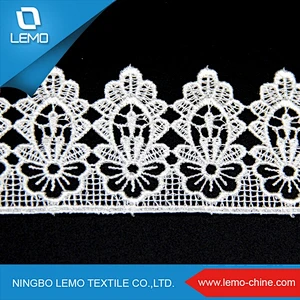 Wide used Elegant 3D embroidery organza lace fabric french voile lace for dress china wholesale