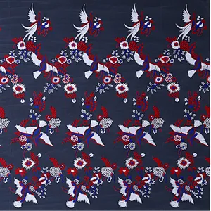 Beautifical african french lace fabric bird pattern lace  embroidery fabric mesh lace fabrics