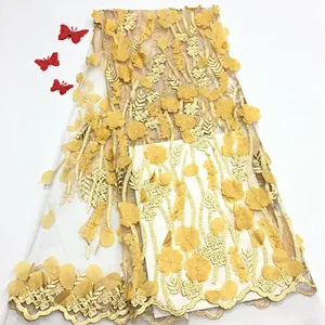 2019 beautiful French bride lace fabric embroidery French four-leaf clover embroidery fabric