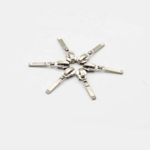 5# Non-lock Decorative Zinc Alloy Puller Zipper Slider Head For Metal Zipper