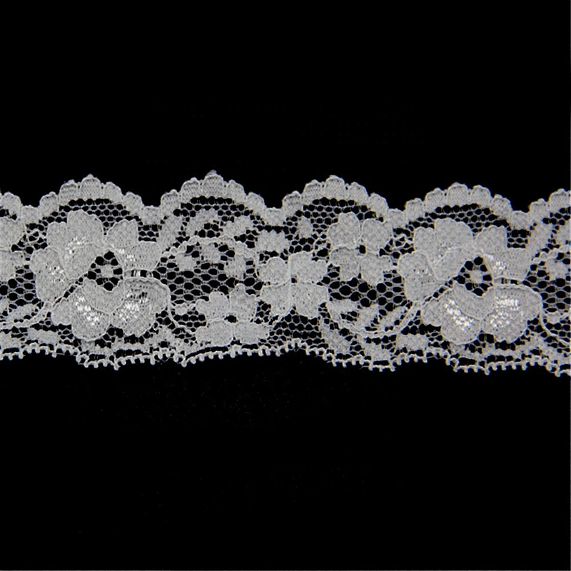 2.2cm Nylon Spandex Stretch Lace By DIY Handmade