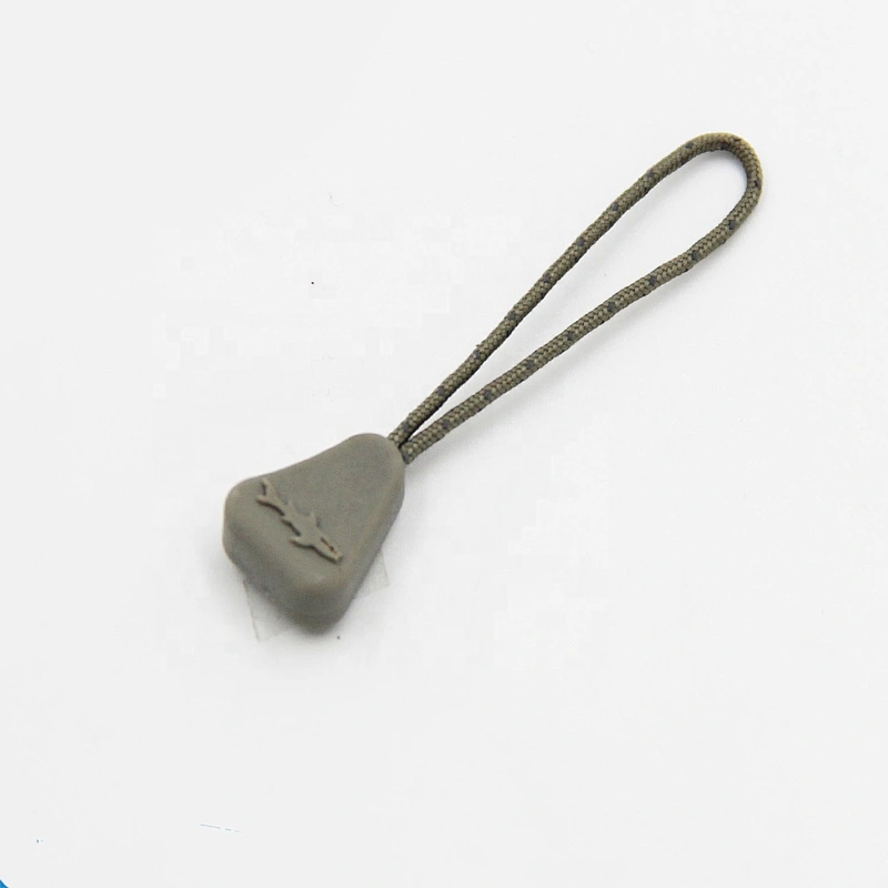 wholesale customized logo PVC zipper puller