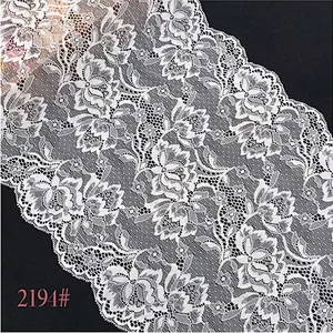 Black&white french eyelash floral lemo lace