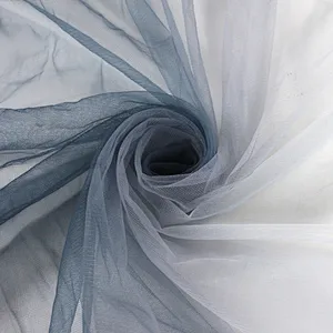 2019 new promotion gradient printing nylon lace fabric