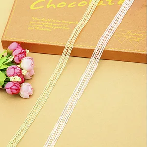 1.2 cm new style african classic high quality 100% cotton lace for textile