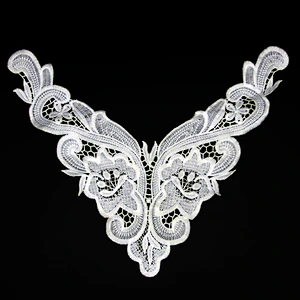 15cm Vivid Butterfly Shaped Cotton Lace with Successive Wave Shapes