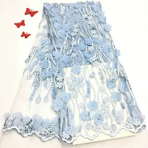 2019 beautiful French bride lace fabric embroidery French four-leaf clover embroidery fabric