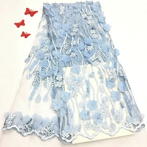 2019 beautiful French bride lace fabric embroidery French four-leaf clover embroidery fabric