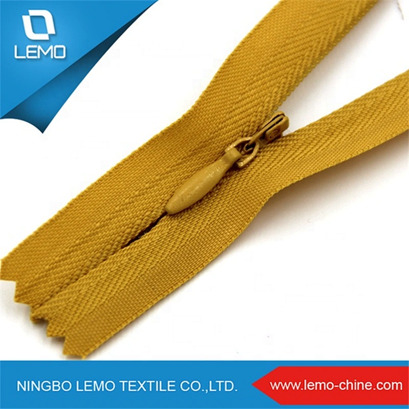 Factory Sale3# Invisible Zipper with lace tape