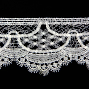 5cm New Fashion Mixed Net Patterns Milk Yarn Chemical Lace