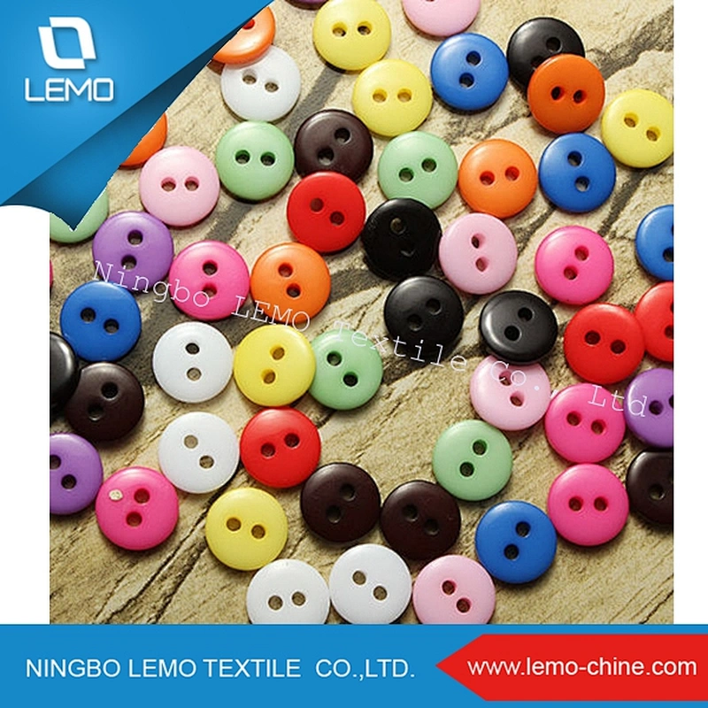 Lemo Multicolor 2 Holes Round Resin Buttons Sewing DIY Craft