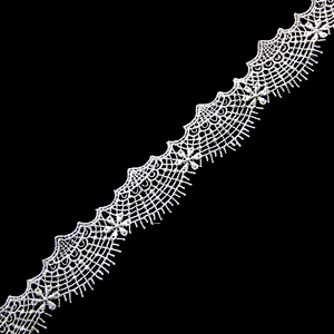 3.5cm Fashionable Design Embroidery Chemical Lace Fabric