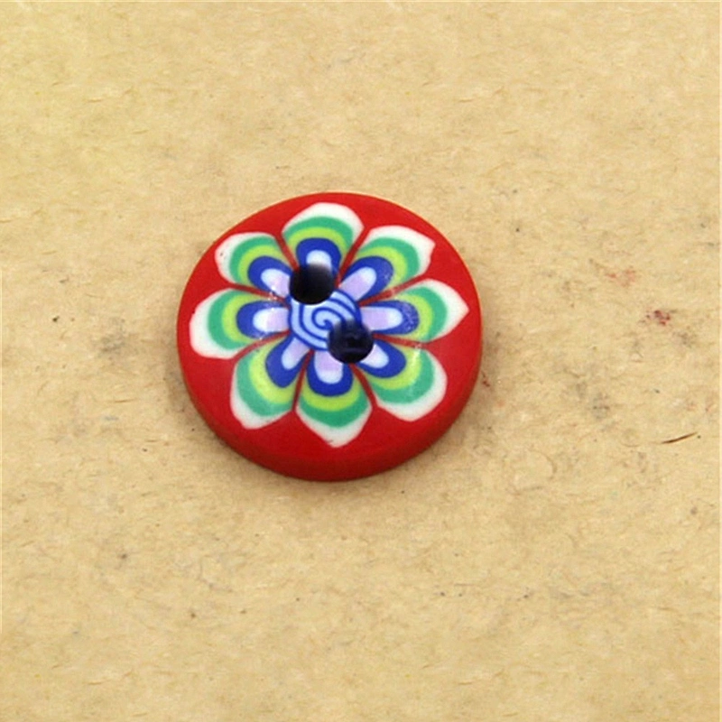 Fancy Painted Wooden Buttons For Shirts