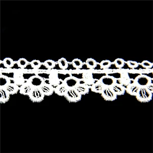 2.5cm  Flower Shape New Style 100% Cotton Polish Lace
