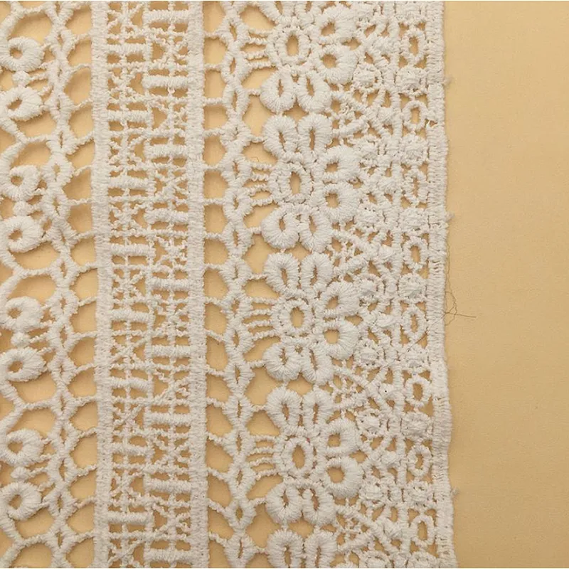 new style french classic top quality 100% cotton lace trim