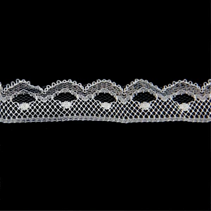 2.1cm Elastic Nylon Lace Ribbon for Cloth Decoration