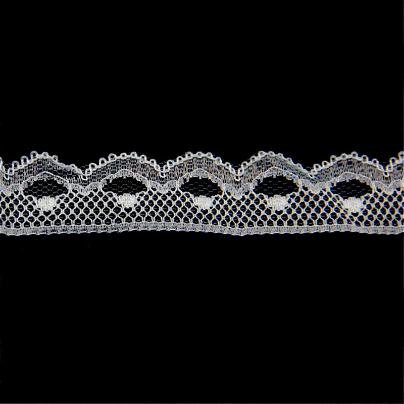 2.1cm Elastic Nylon Lace Ribbon for Cloth Decoration