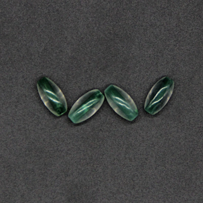 Spindle Shape 12mm New Fashion Green ABS Plastic Beads