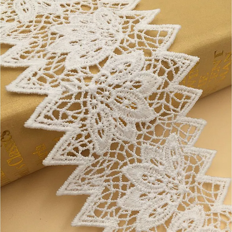 fashion african design chemical embroidery lace for  bridal dress