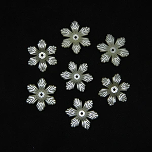 Flower Shape 25mm New Fashion with Round Hole Plastic ABS Pearl Beads