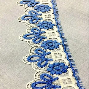 african high quality new design popular bridal embroidery chemical lace for dress